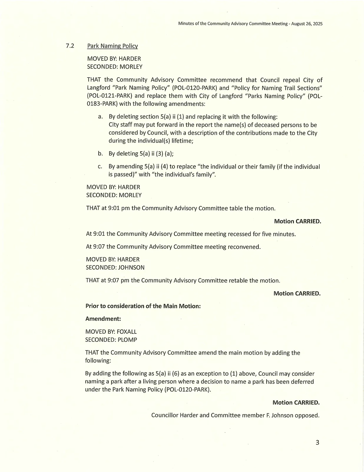 Page 3 of meeting minutes