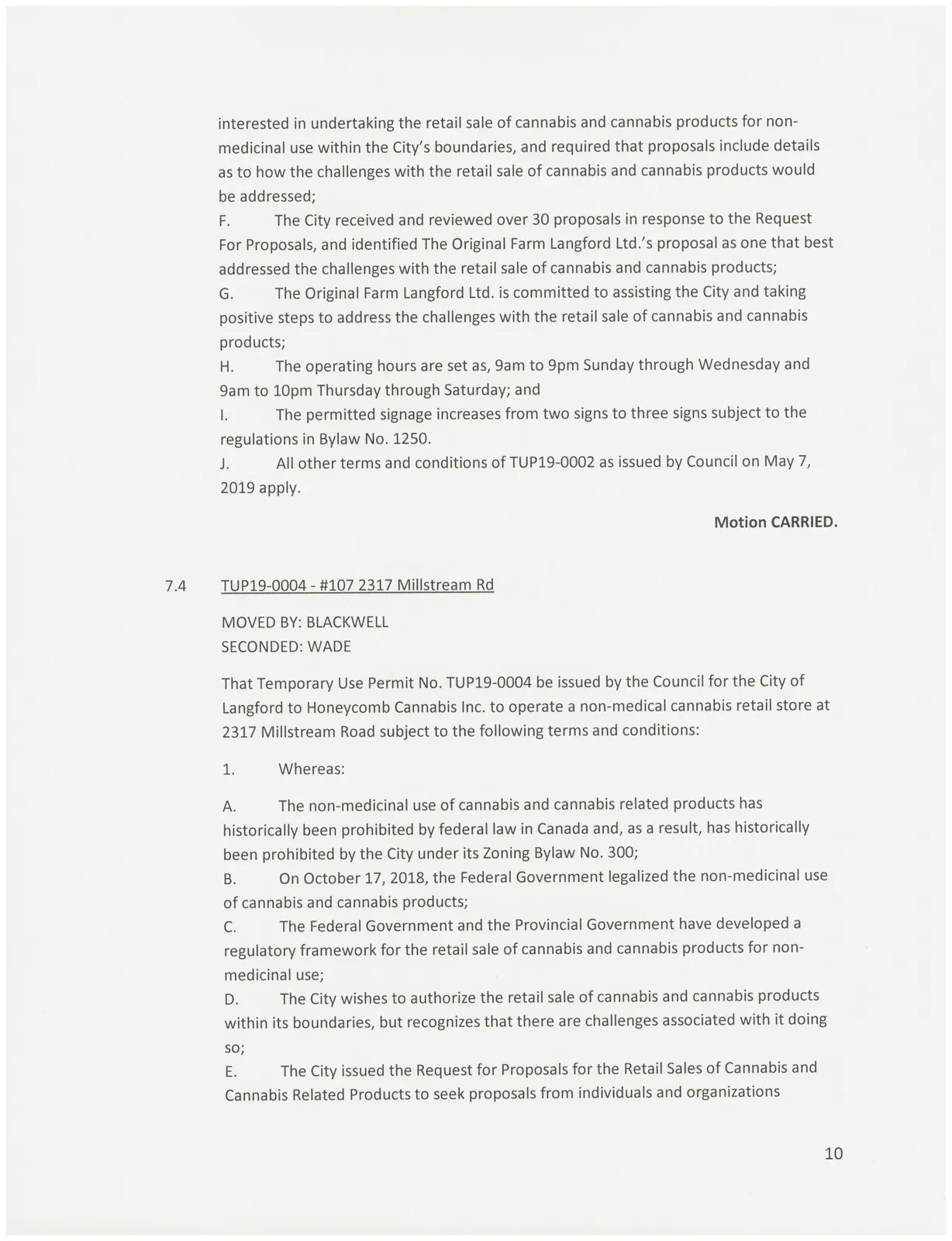 Council minutes page 10