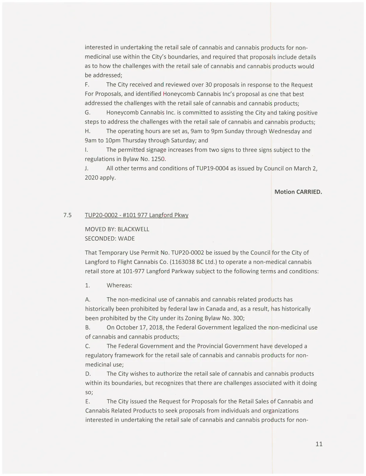 Council minutes page 11