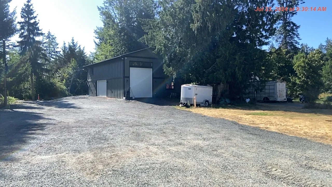 The site today: 3548 Happy Valley Road notice on title