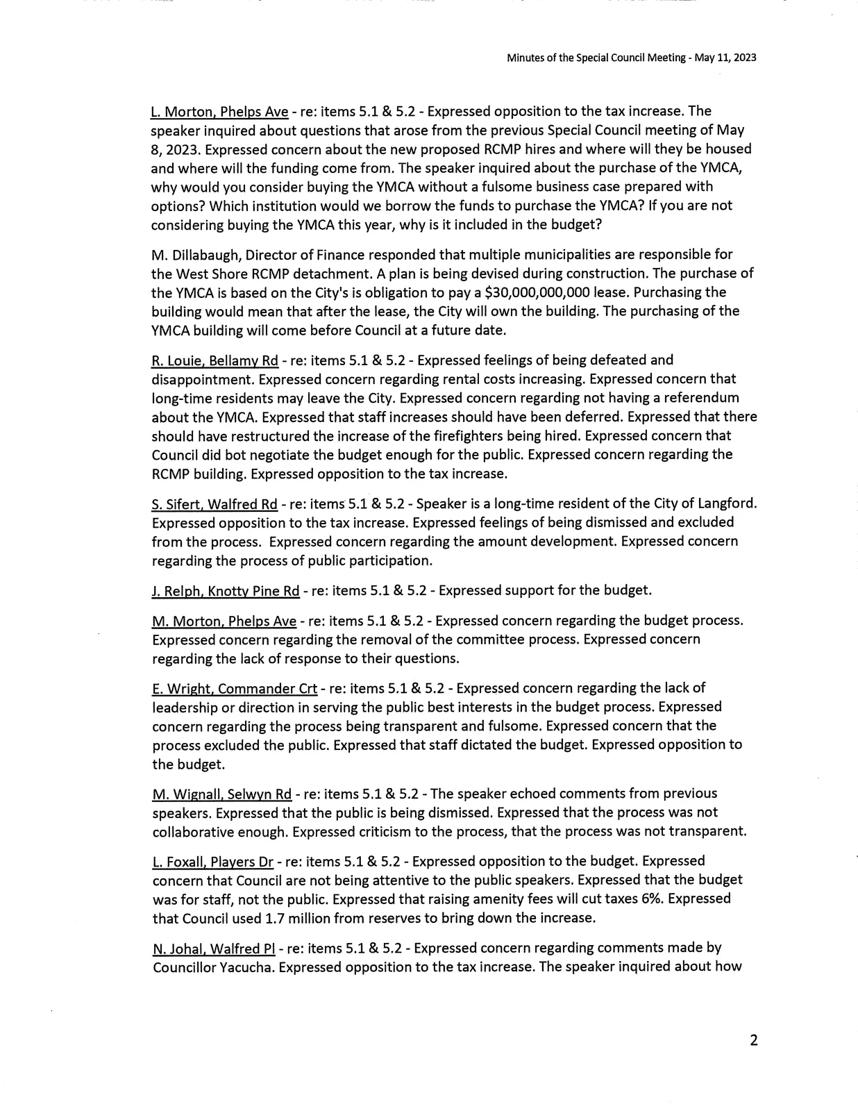 Page 2 - public participation comments