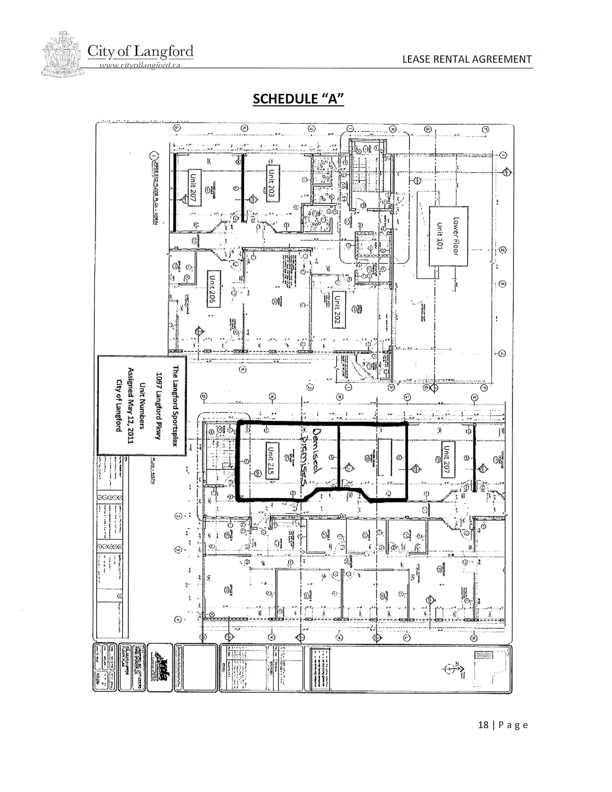 Proposed layout