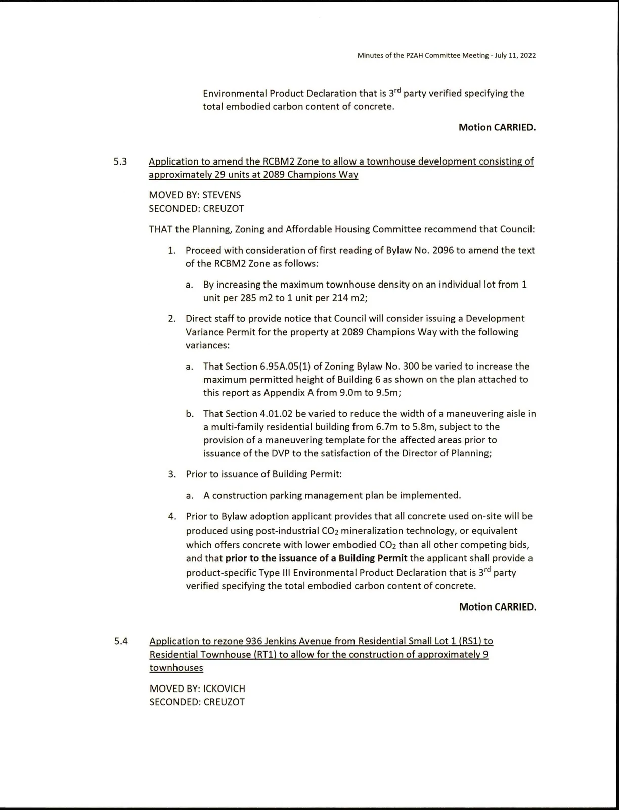 Plan attached to this report as Appendix A showing Building 6