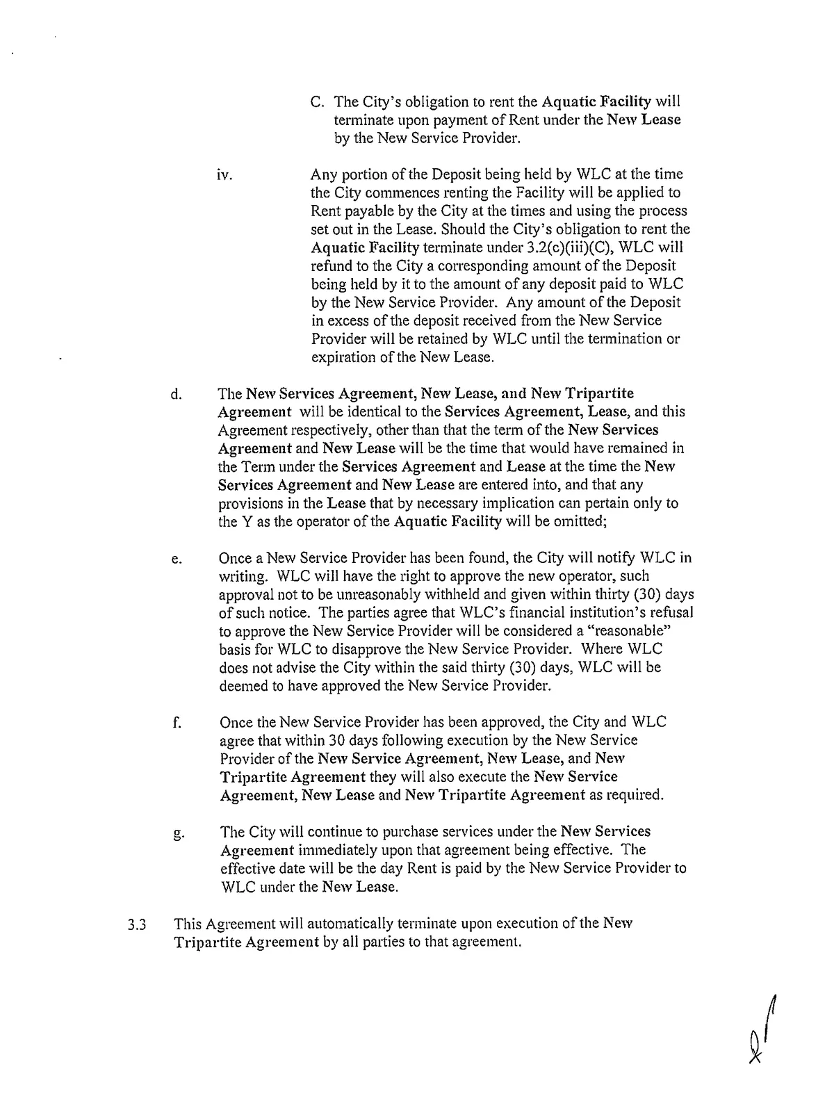 Document scan of Part 3 continuation and Part 4 heading