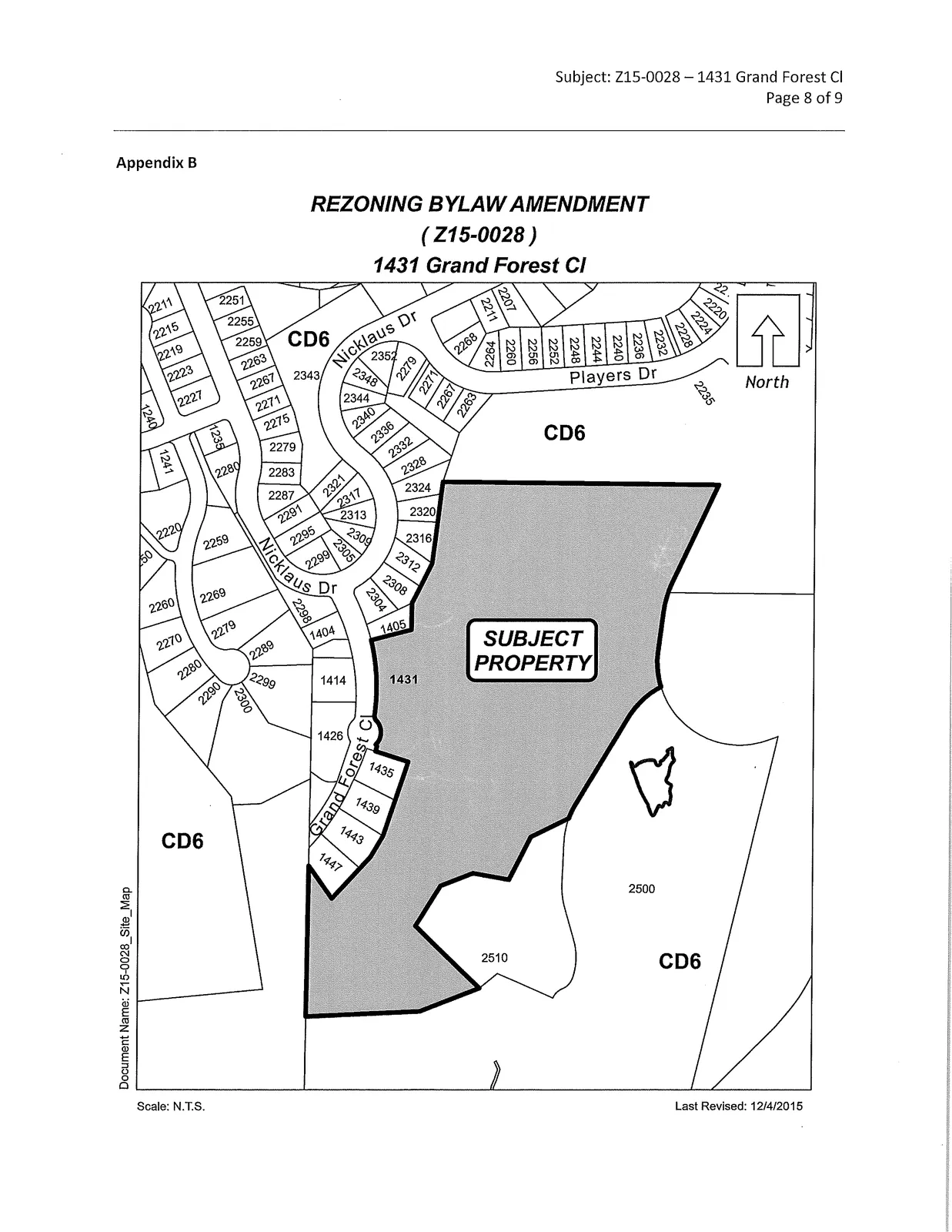 Appendix C — Location map detail (map fragment 4)