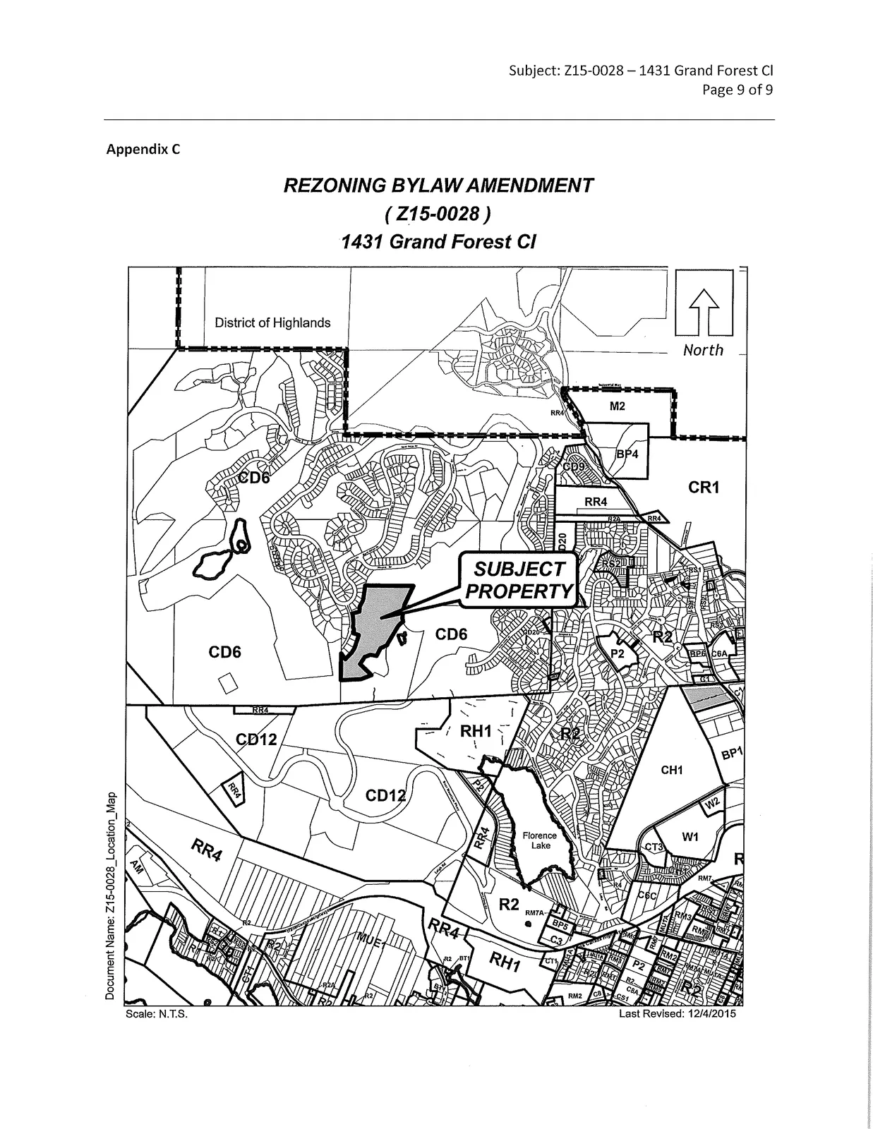 Appendix C — Location map detail (map fragment 5)