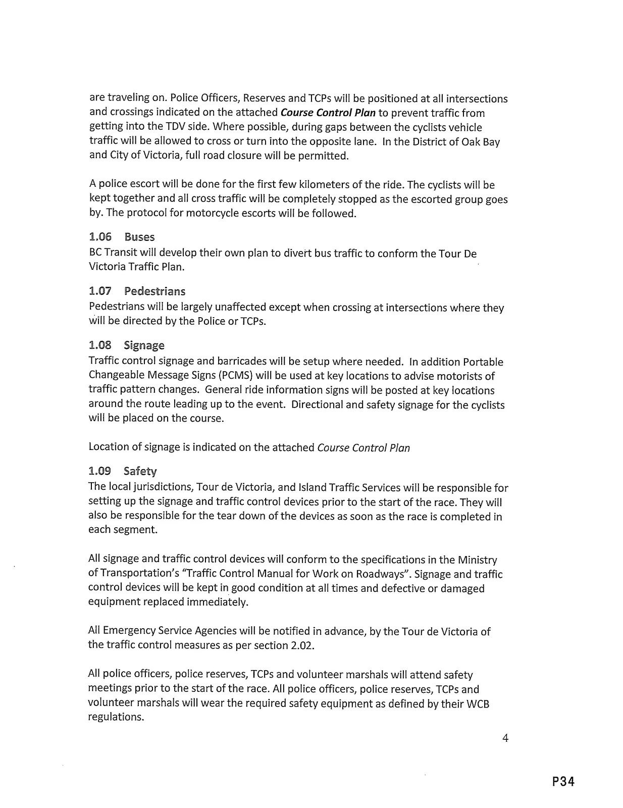 Traffic control and safety information page image