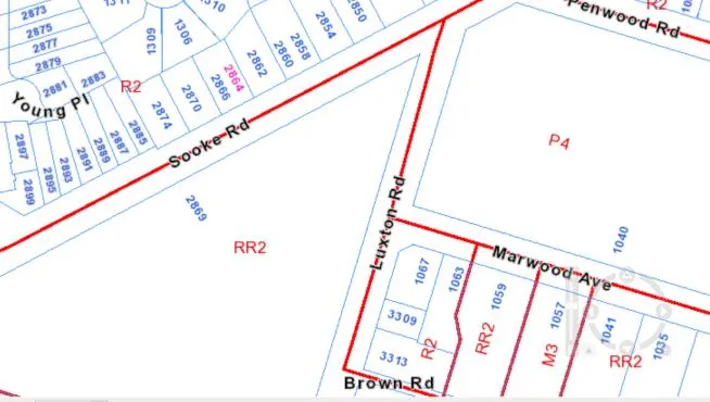 Where it is: 2869 Sooke Road zoning amendment