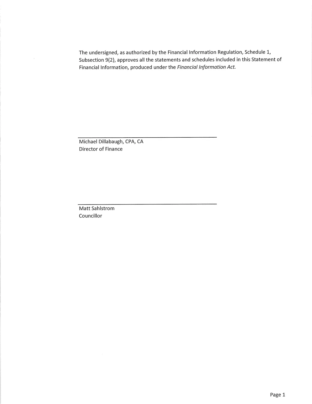 Schedule of Council Remuneration table
