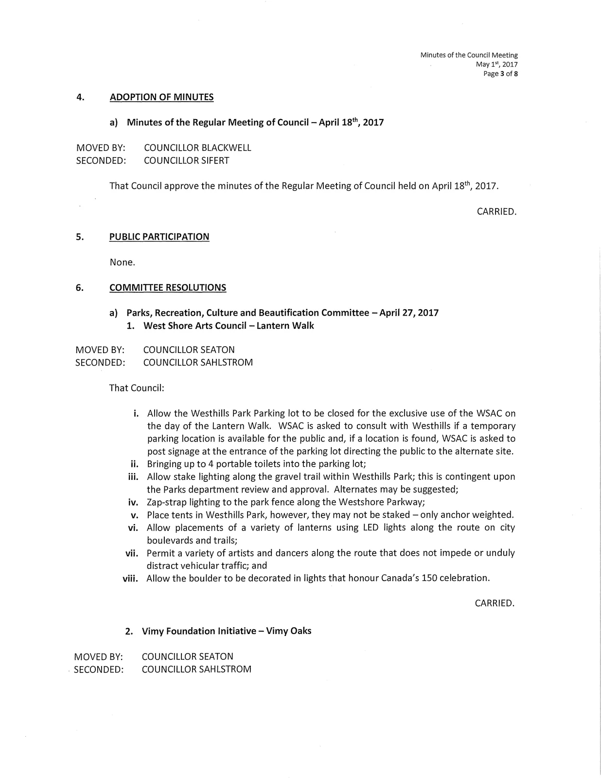 Page 3 scan of meeting minutes