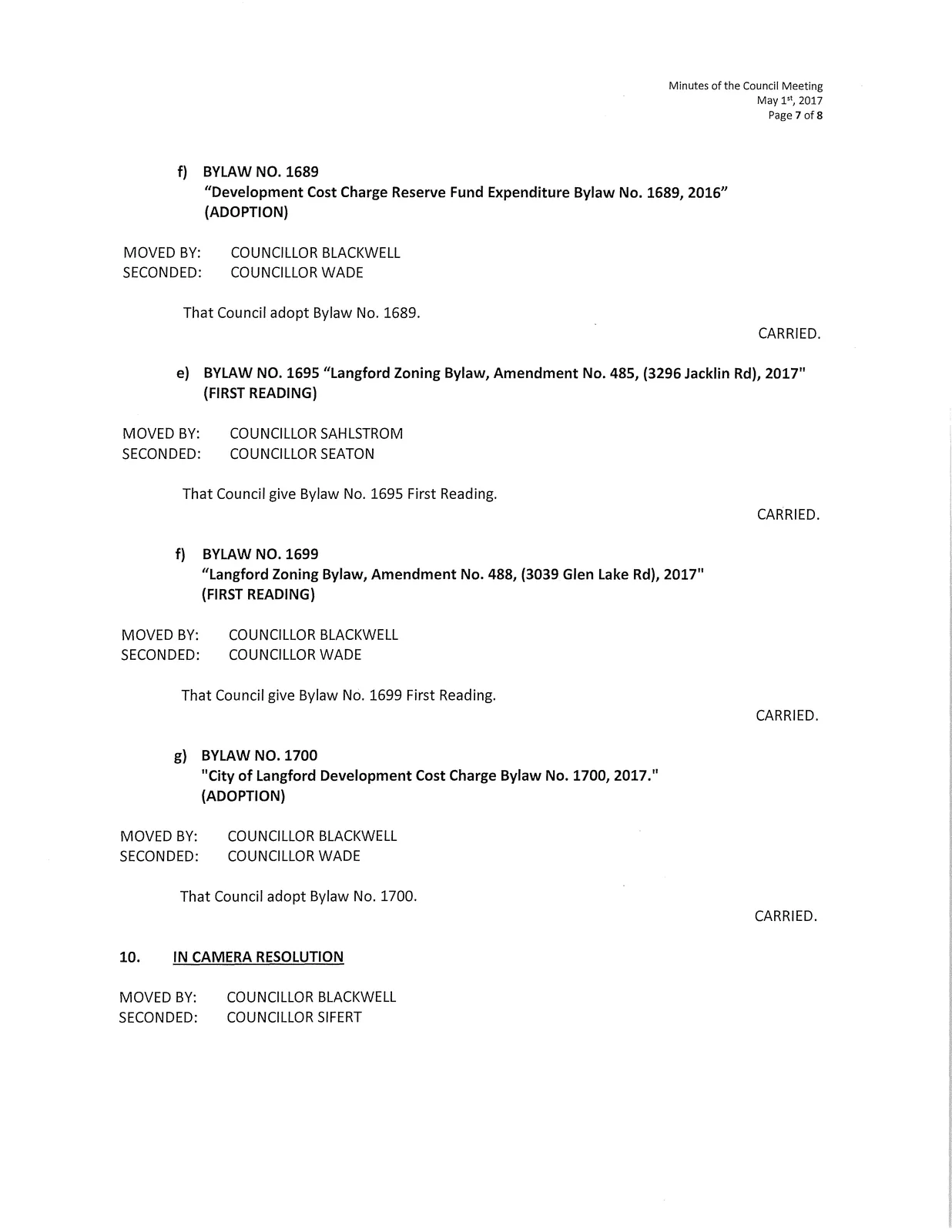 Page 7 scan of meeting minutes
