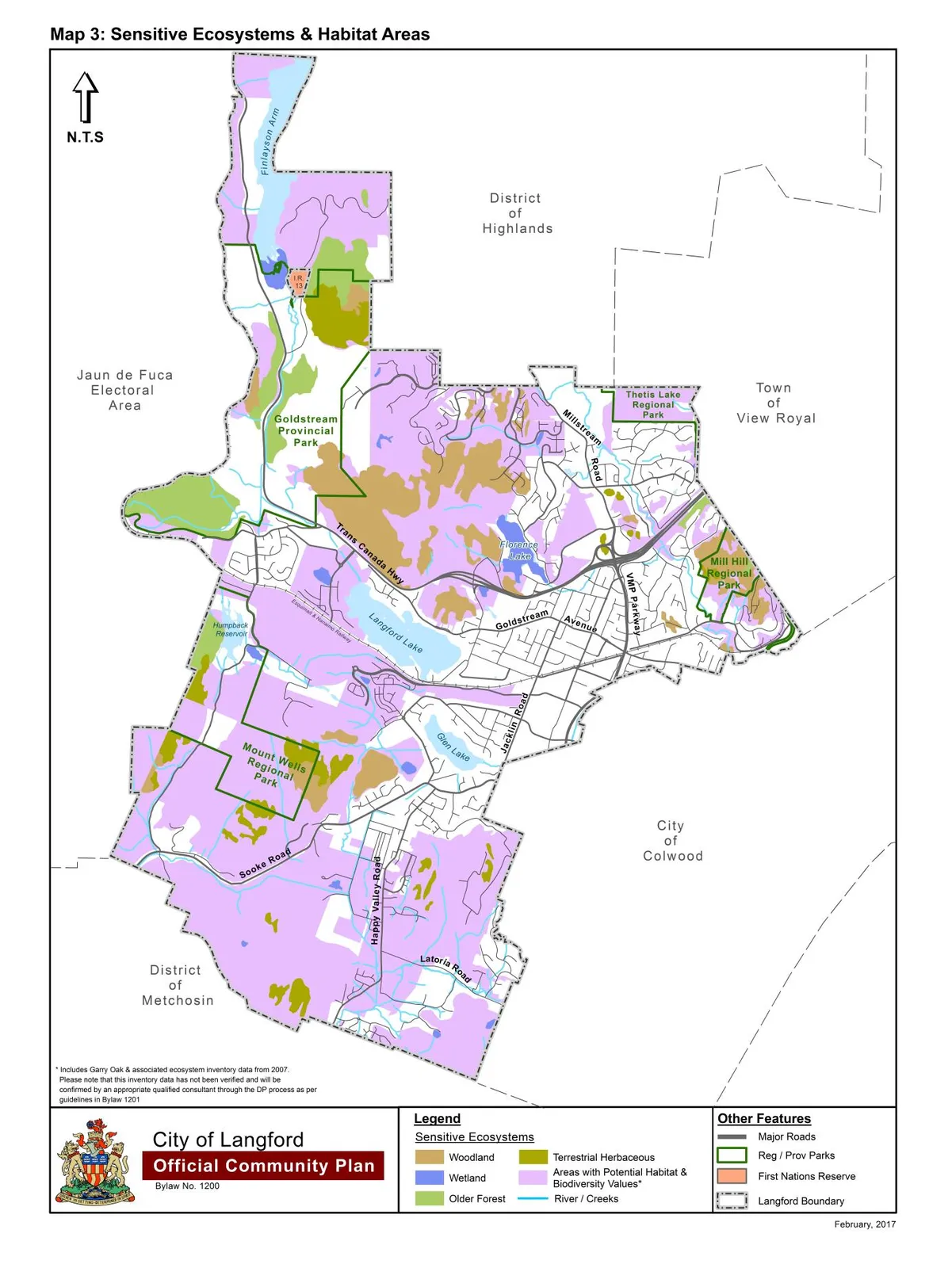 Schedule C - Map 3: Sensitive Ecosystems & Habitat Areas