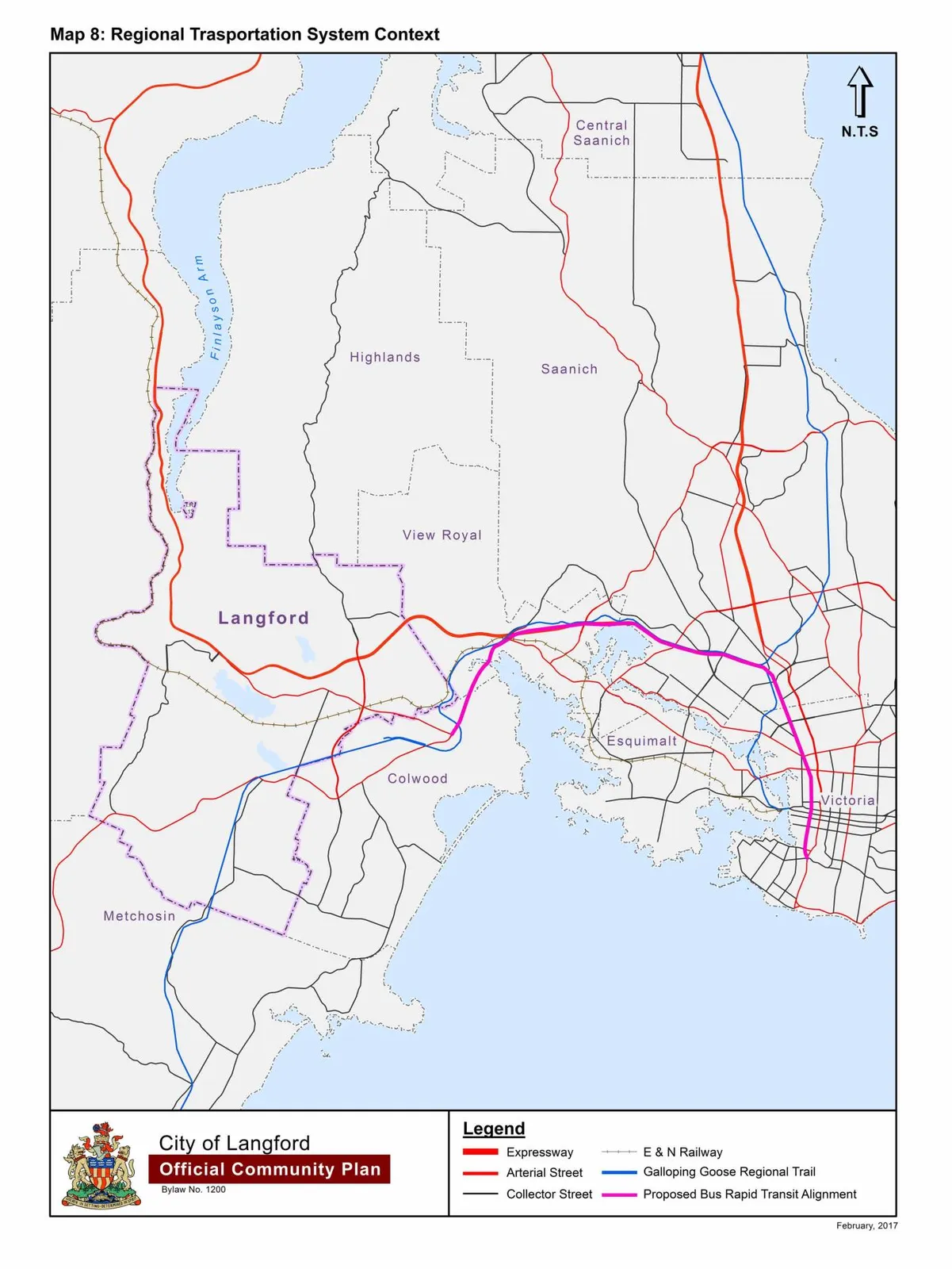Schedule H - Map 8: Regional Transportation System Context