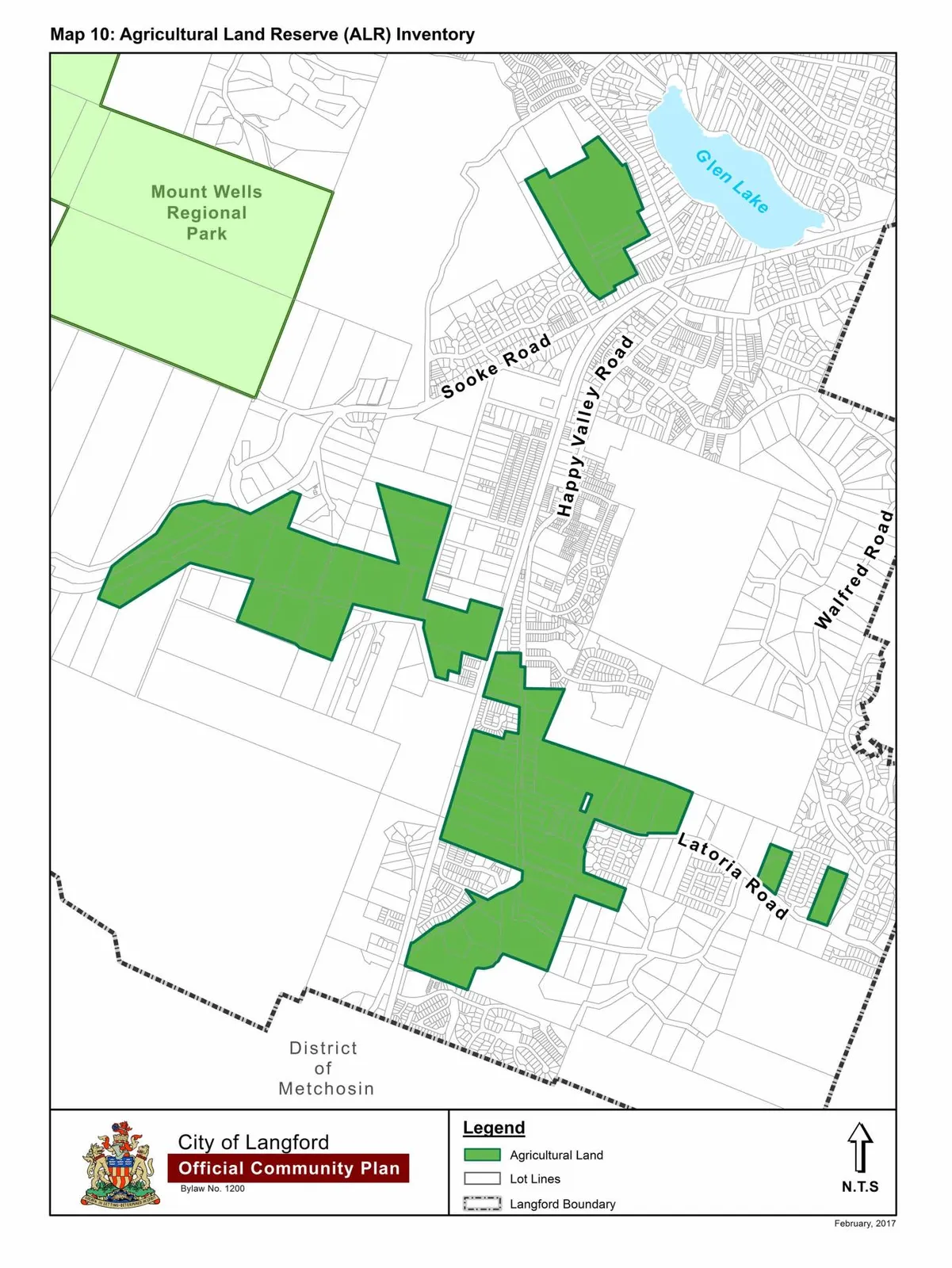 Schedule J - Map 10: Agricultural Land Reserve (ALR) Inventory
