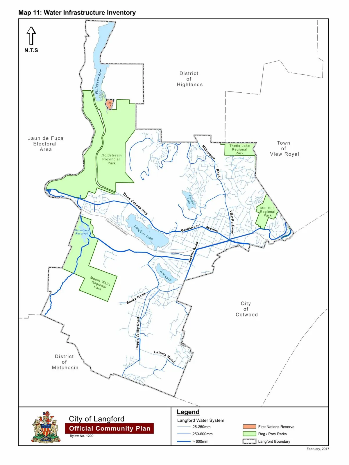 Schedule K - Map 11: Water Infrastructure Inventory