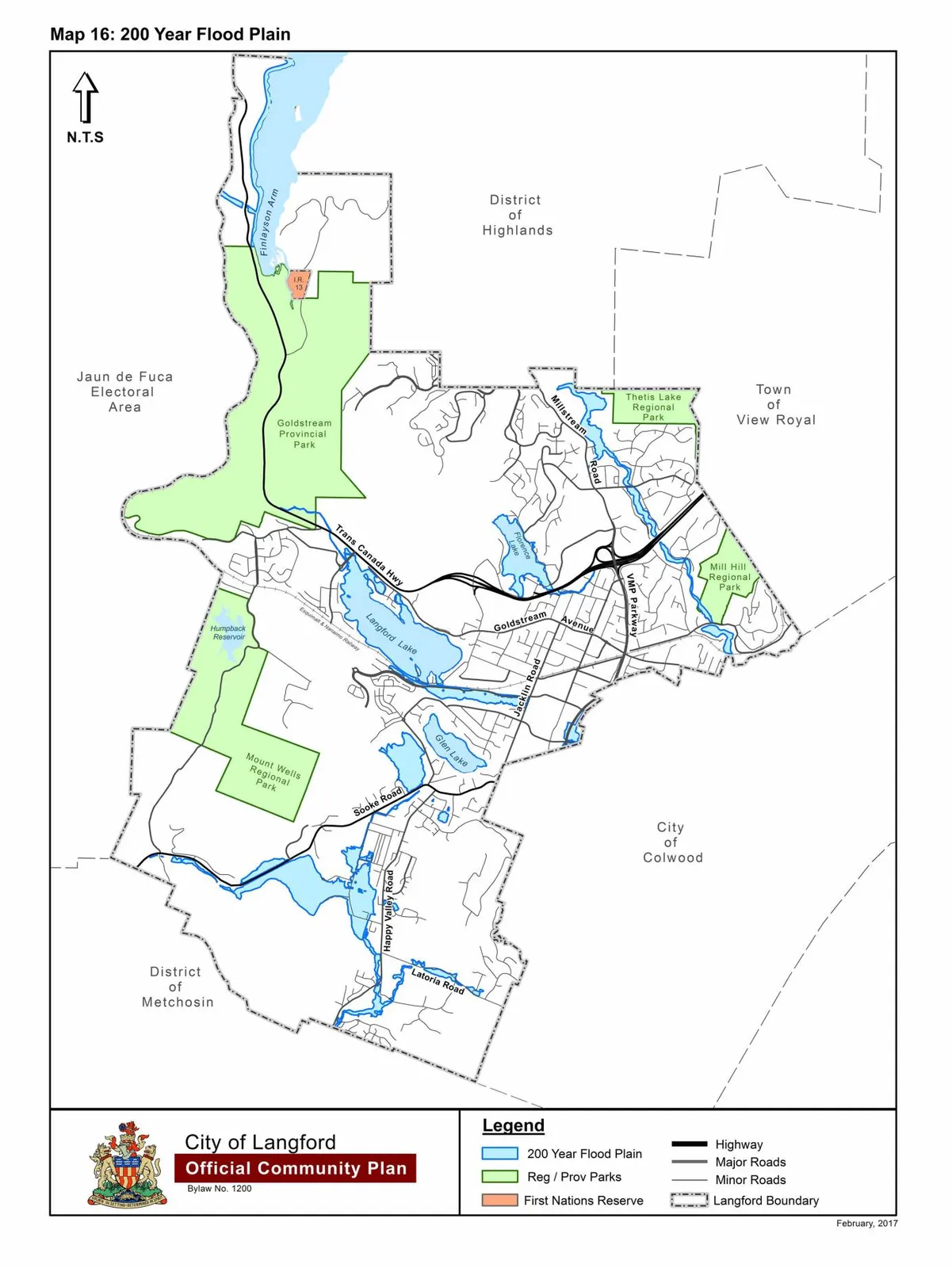 Schedule P - Map 16: 200 Year Floodplain