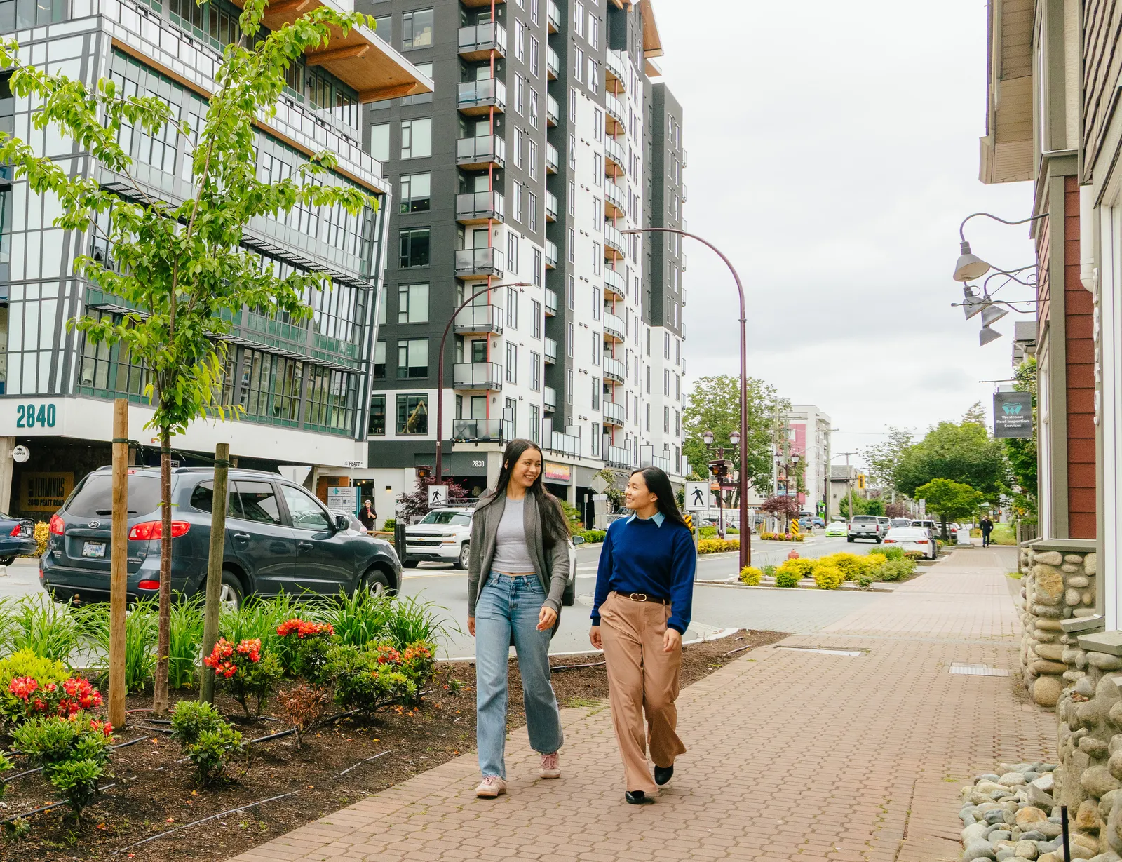 Survey results showing climate-related events experienced in Langford