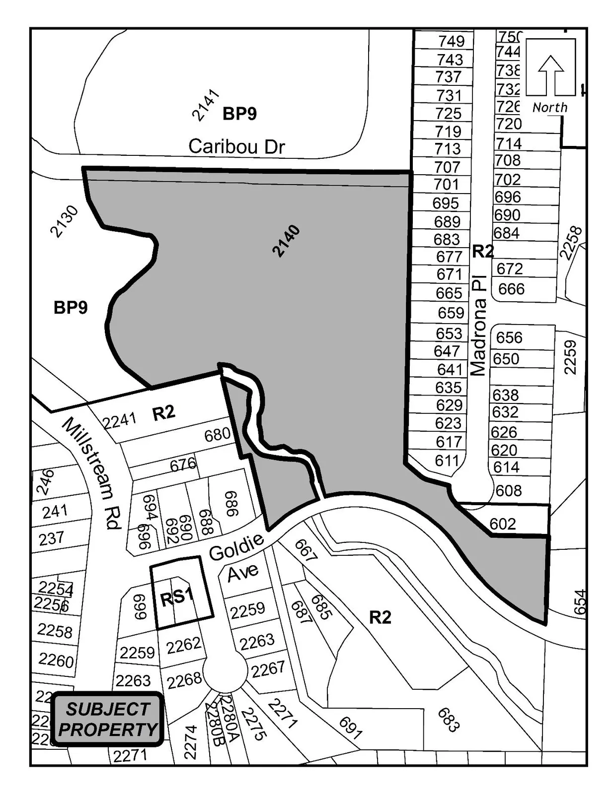 Proposed layout