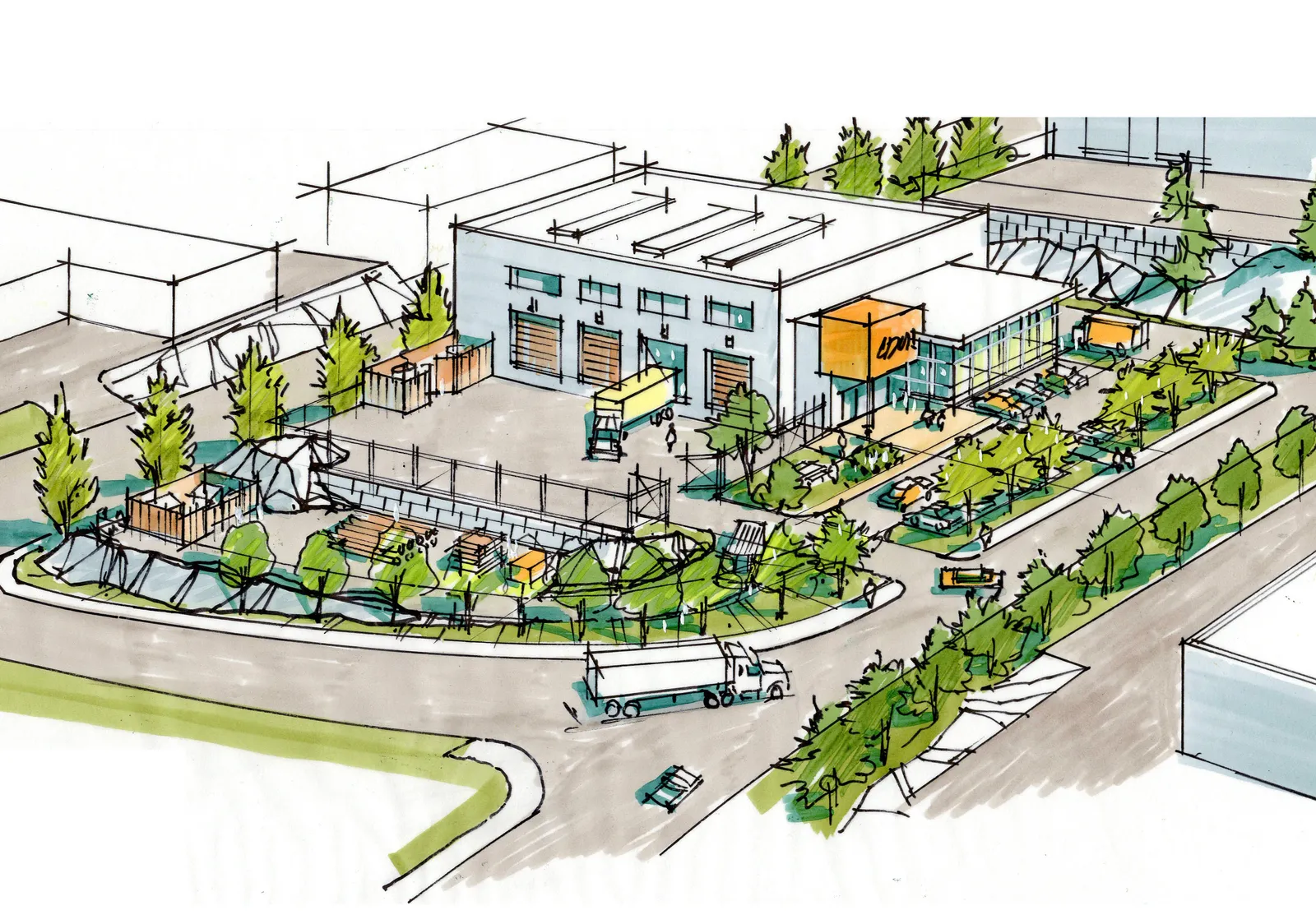 Industrial development example.