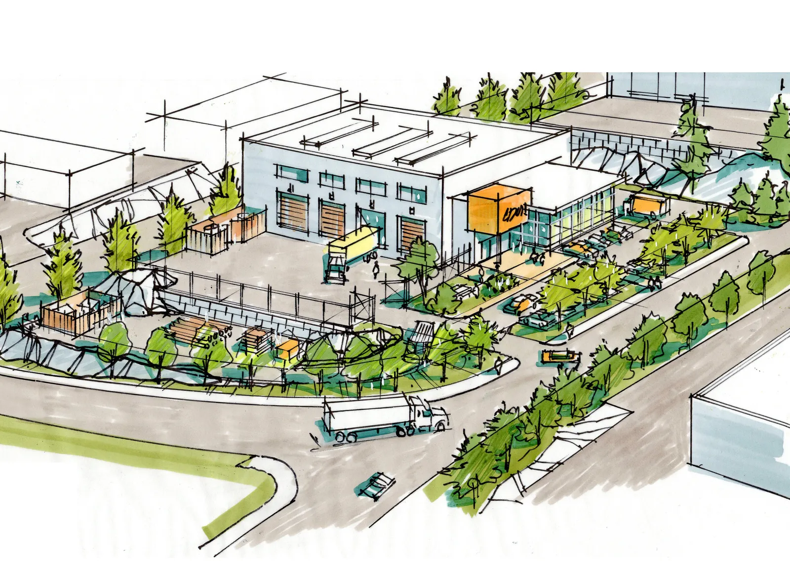 Industrial development example.