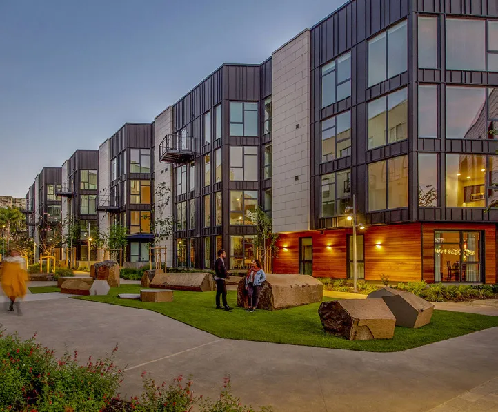 Commercial and retail infill example.