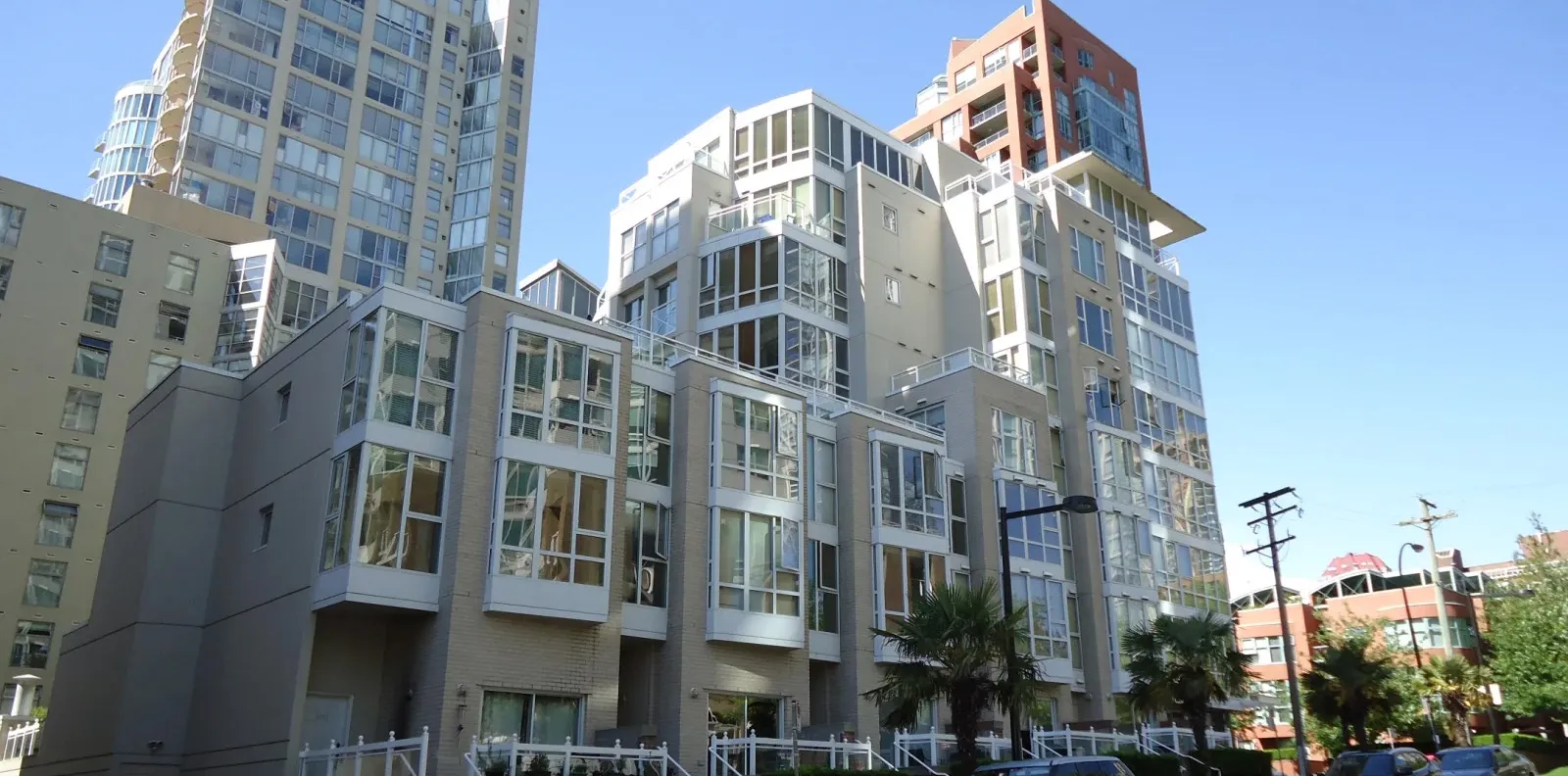 High-density residential shared amenity space.