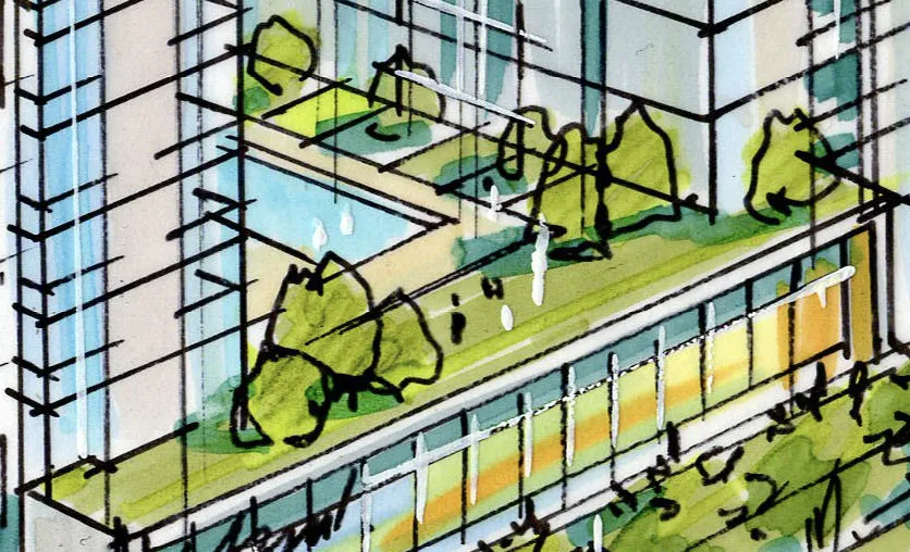 High-density residential example.