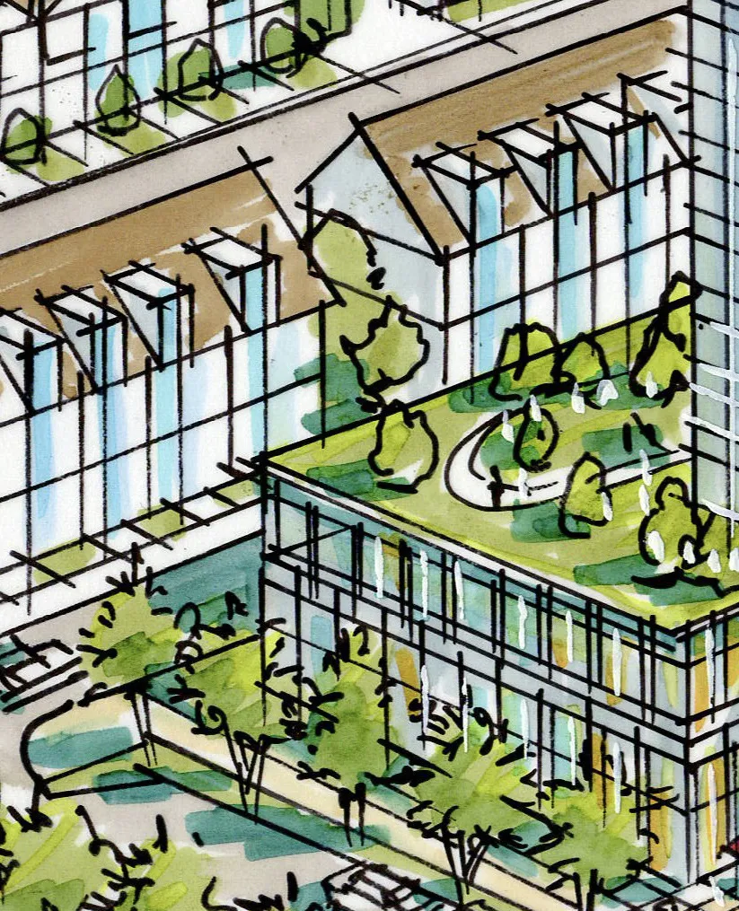 High-density residential example.