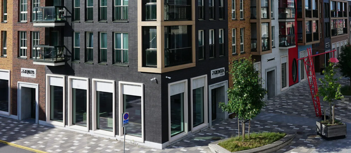 Mixed-use residential example.