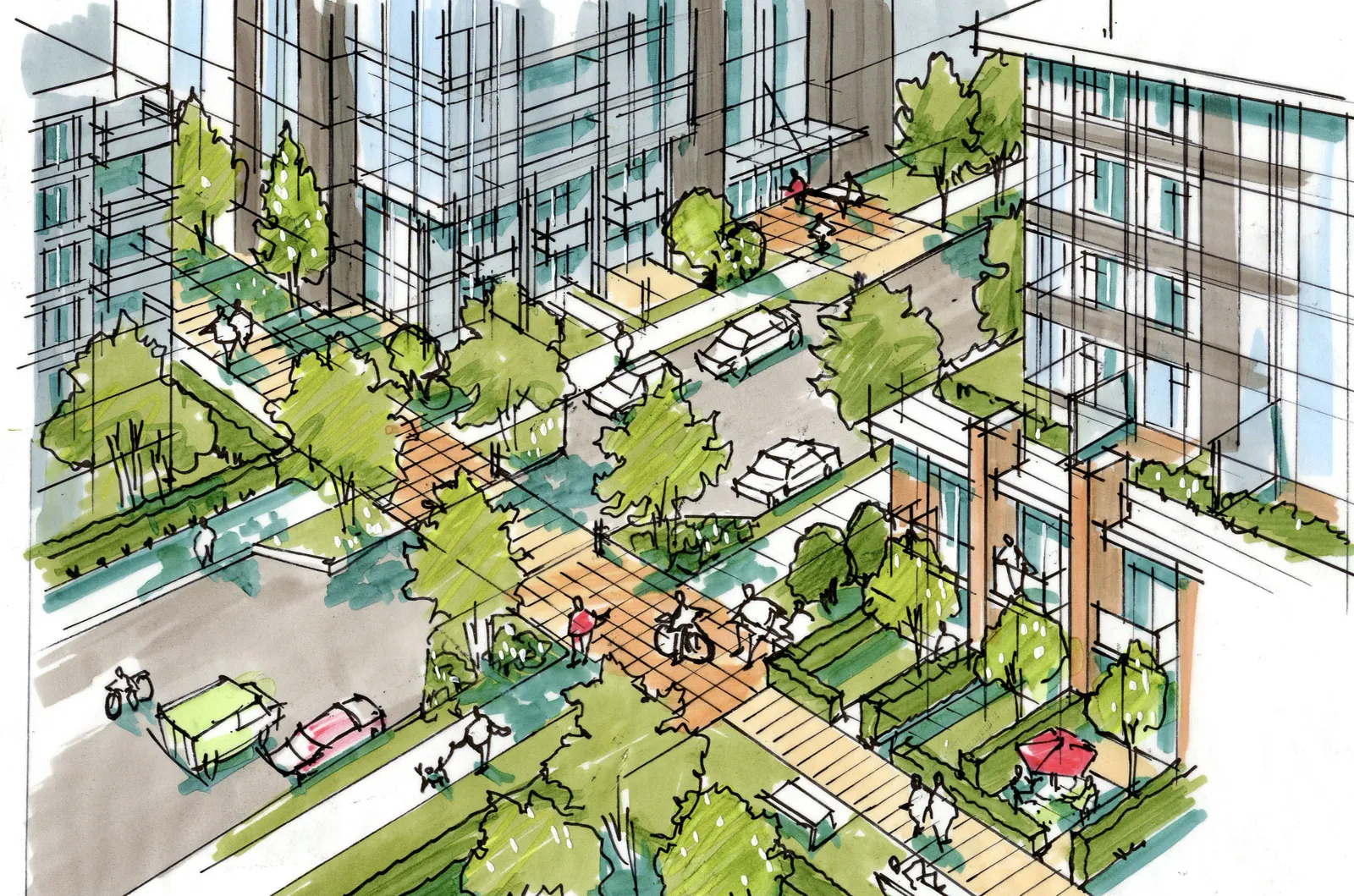 Medium-density residential example.
