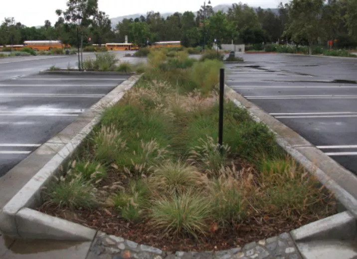 Pathway and planting delineating the public and private realms.