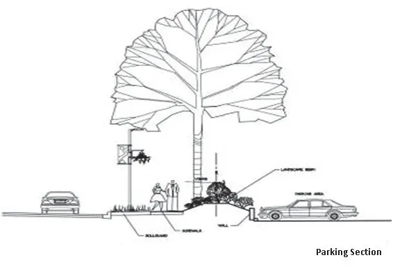 Building design illustration
