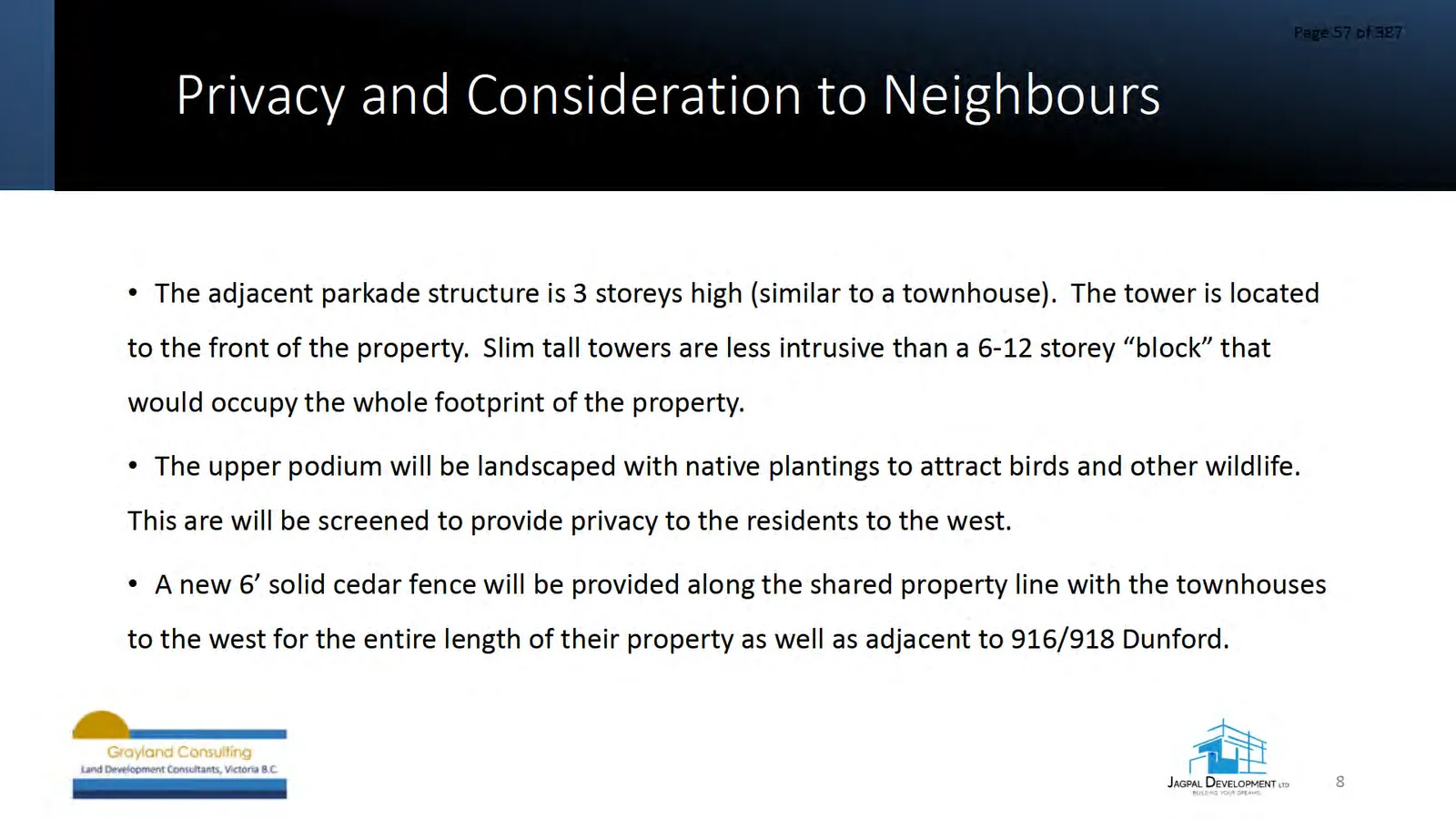Site landscape plan at street level with callouts