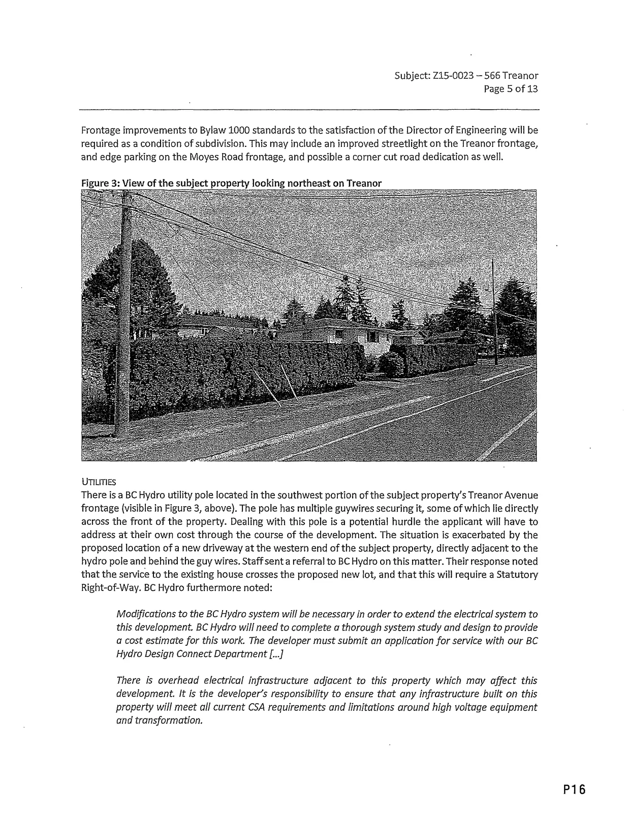 Proposed site plan and lot layout (Appendix A)