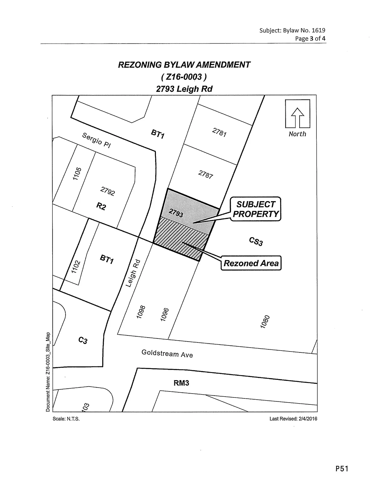 Proposed layout