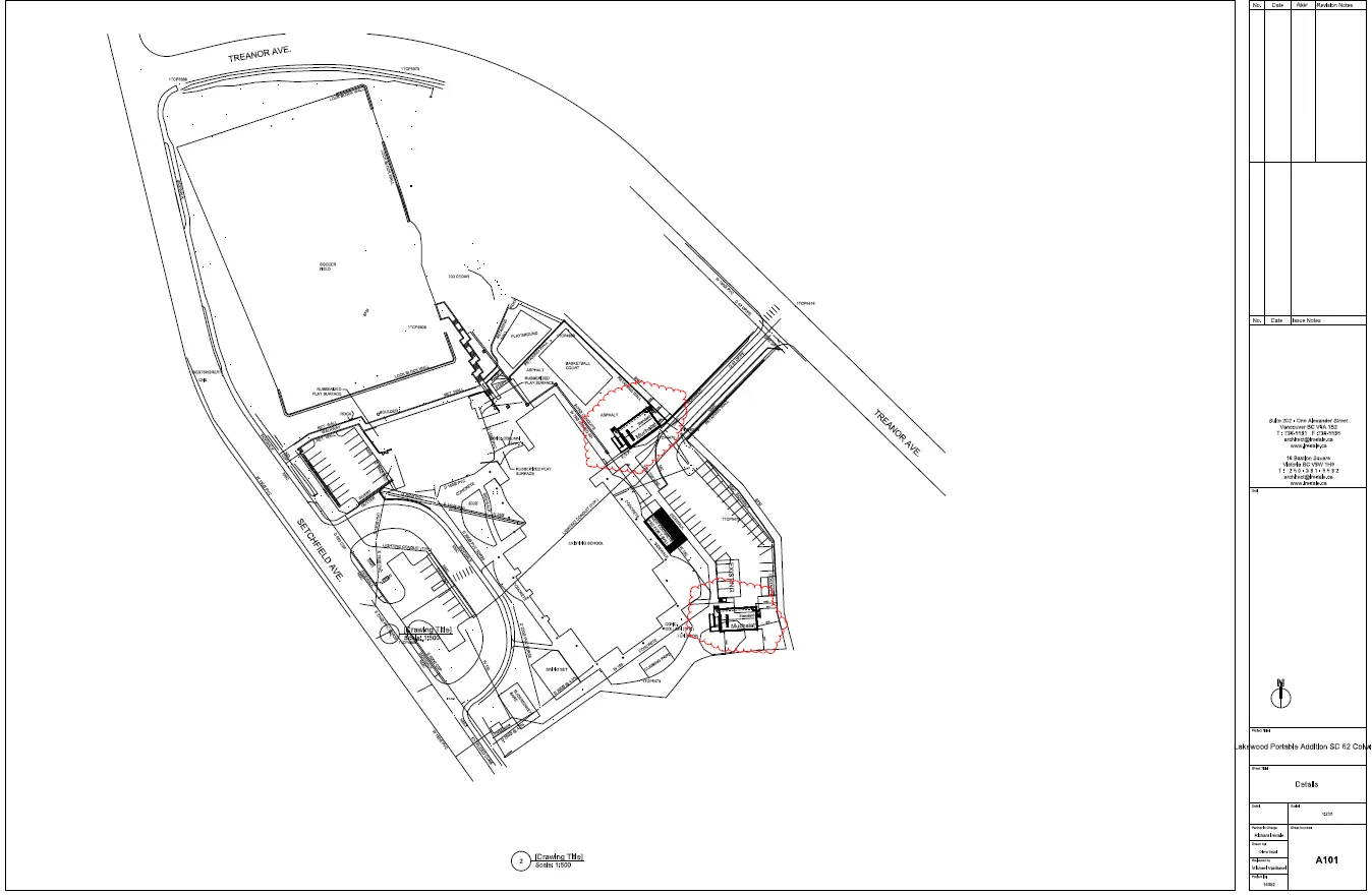 Appendix A – 2363 Setchfield Avenue (Lakewood Elementary) site plan