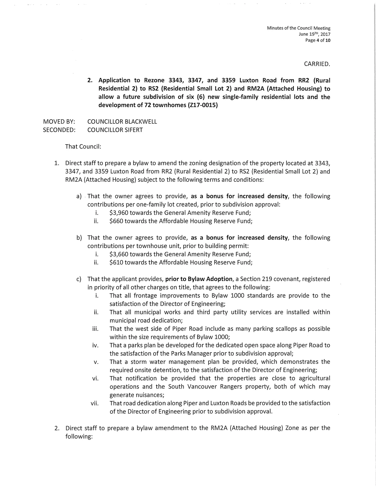 Council meeting minutes — page 4