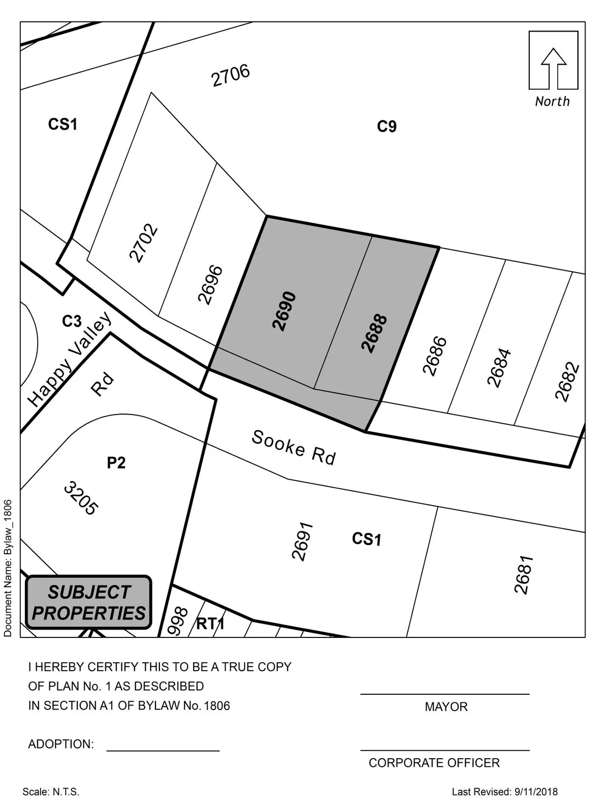 Proposed layout