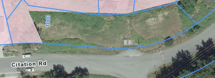 Map showing Area of Potential Habitat and Biodiversity on 1000 Citation Road (~250 m2)