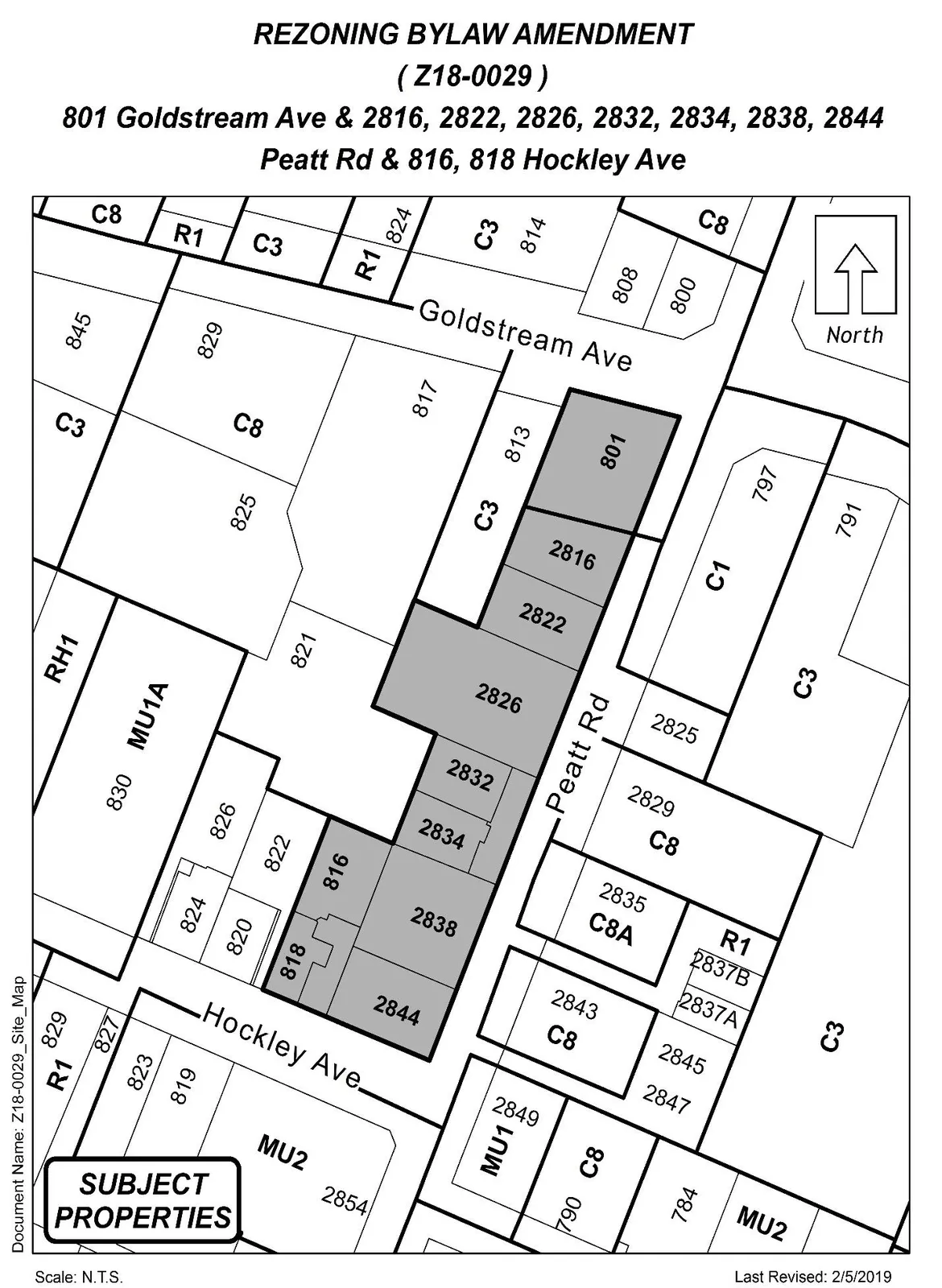 Subject property map