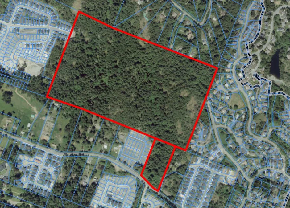 Ortho Map (2017) with subject property highlighted