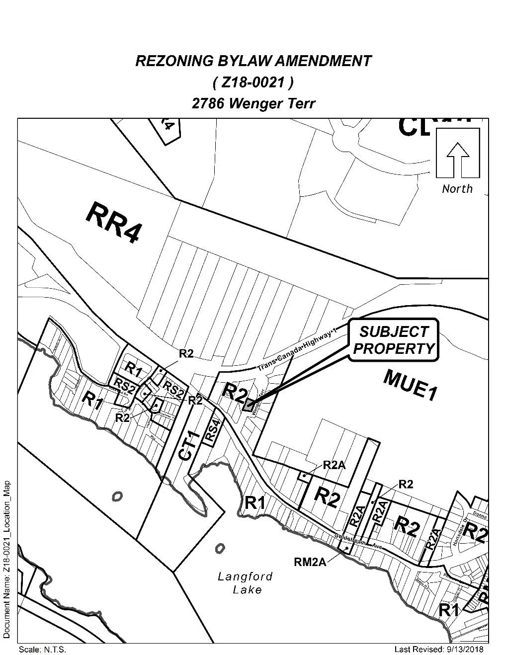 Location map of subject property at 2786 Wenger Terrace