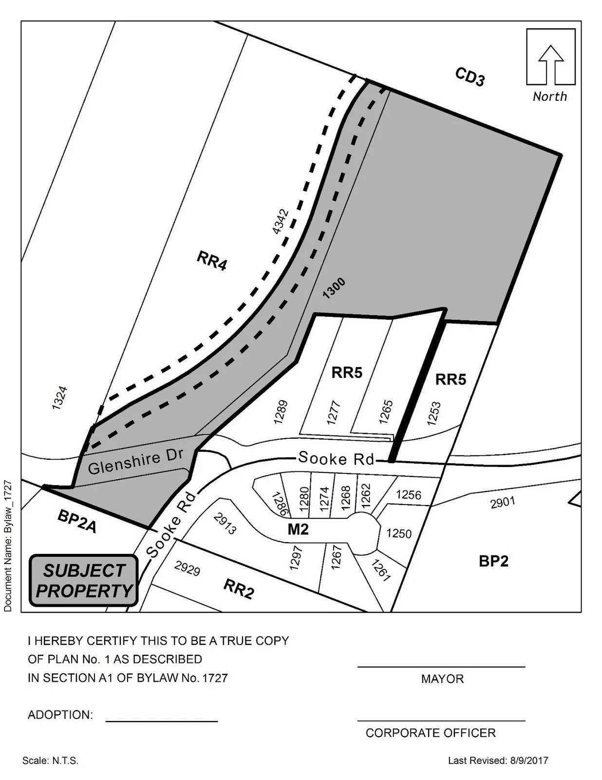 Bylaw No. 1727 — page image (Page 2 of 2)
