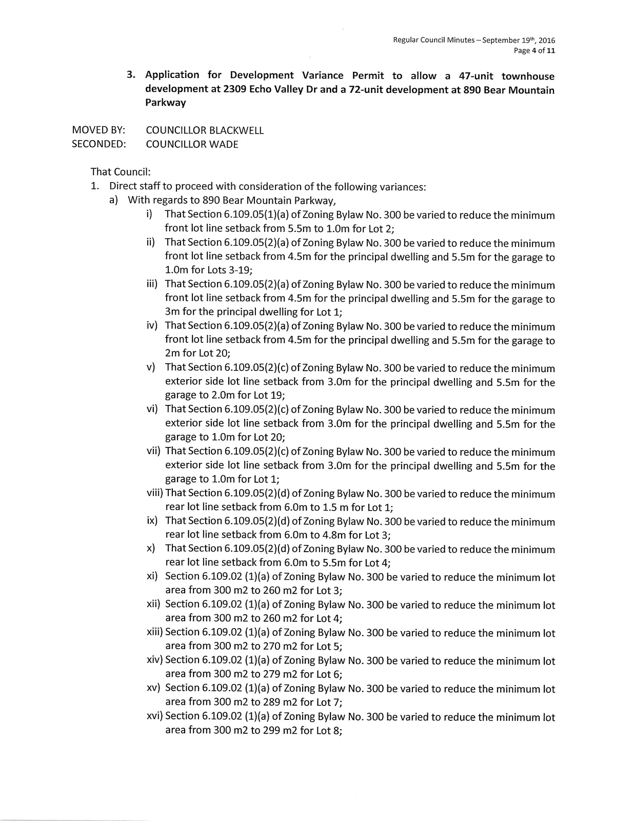 Page 4 scanned image of minutes