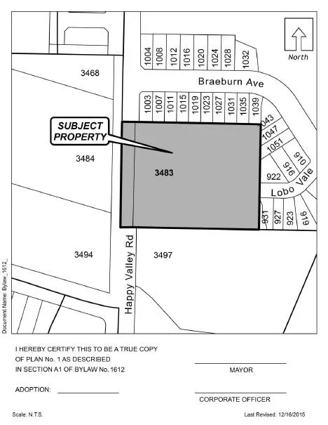 Bylaw No. 1612 - Page 2 of 2