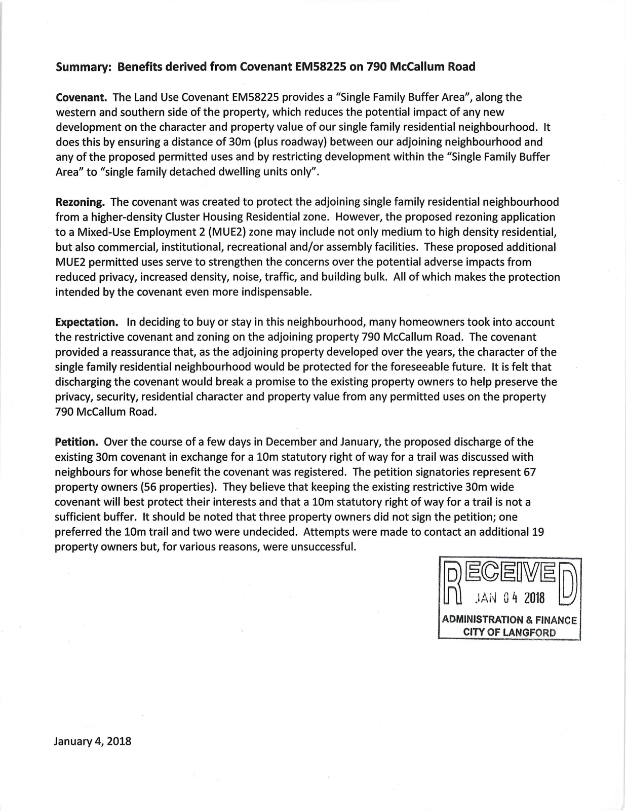 Petition signatures redacted