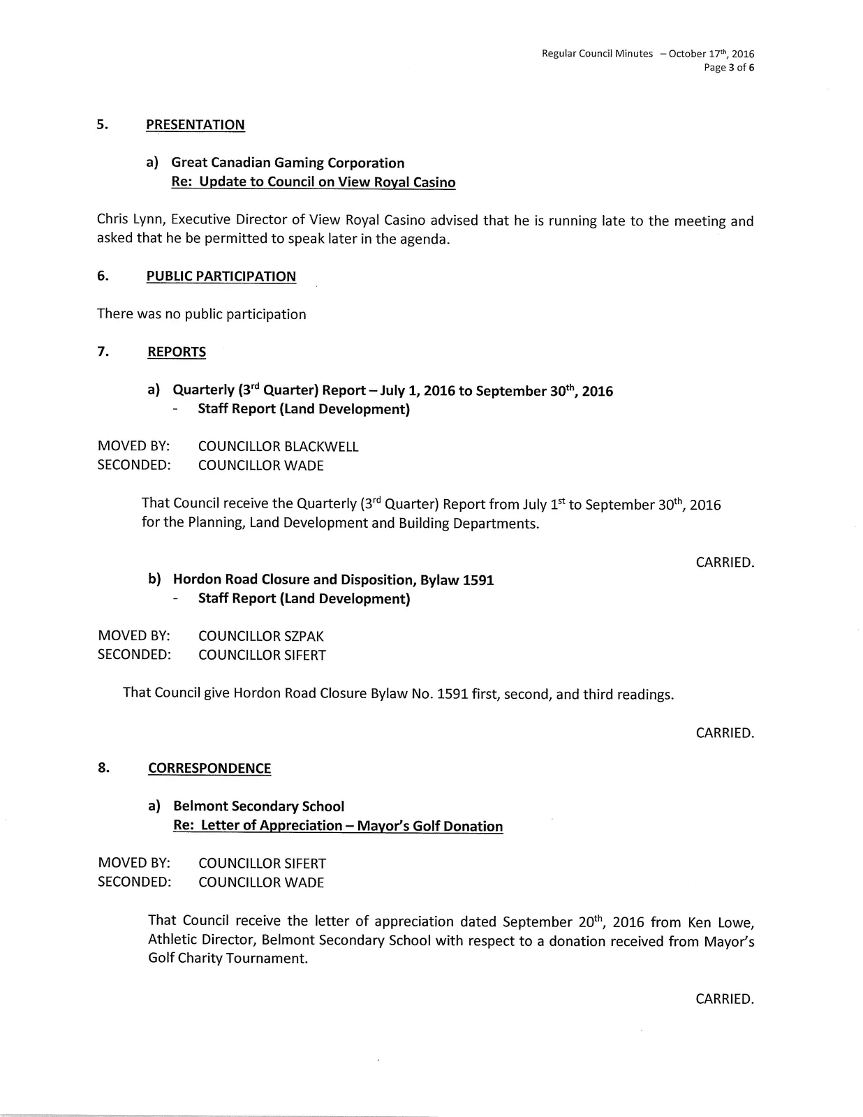Page 3 scan of meeting minutes