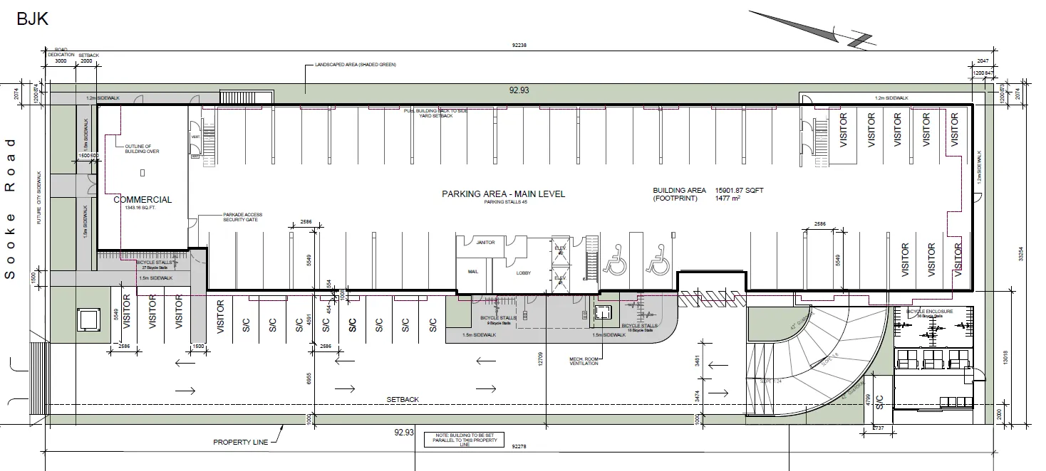 Redesigned Site Plan