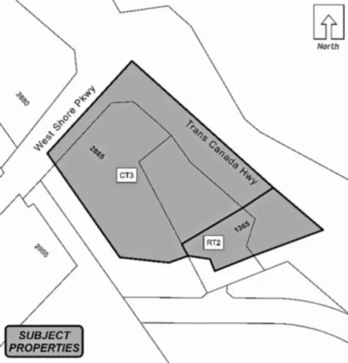 Schedule ‘A’ map showing the portion of Spencer Road proposed for closure and disposition