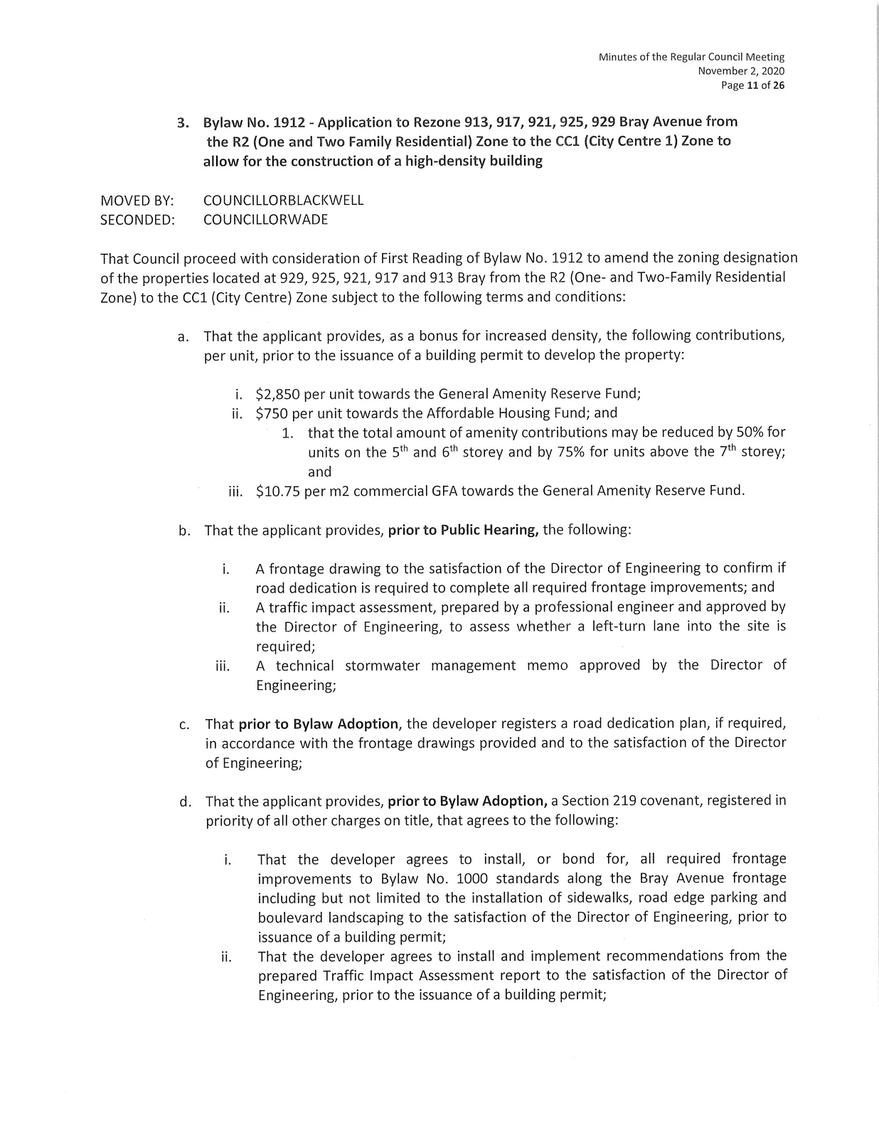 Daycare capacity and CD12 zone amendment